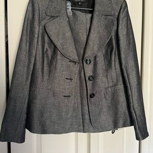 Kasper Charcoal Blazer Jacket/Pant Suit